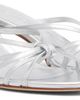 Aeyde Aeyde Silver Abby Leather Heeled Sandals - 4