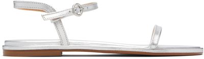Aeyde Aeyde Silver Nettie Leather Sandals