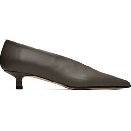 Aeyde Aeyde Taupe Clara Pointed-Toe Heels