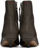 Aeyde Aeyde Taupe Sofie Leather Ankle Boots - 2