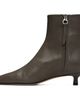 Aeyde Aeyde Taupe Sofie Leather Ankle Boots - 3