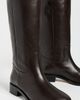 AEYDE AEYDE Theo Leather Knee-High Boots Moka - 5