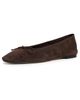 AEYDE AEYDE Tiby Kid Suede Ballet Flats Moka - 1
