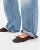 AEYDE AEYDE Tiby Kid Suede Ballet Flats Moka - 3