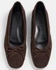 AEYDE AEYDE Tiby Kid Suede Ballet Flats Moka - 5
