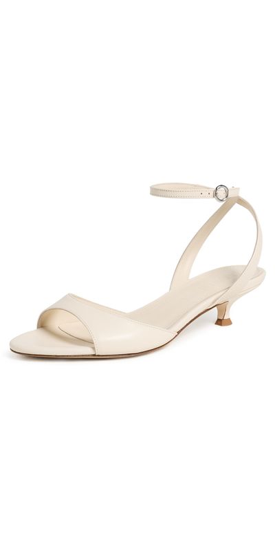 AEYDE AEYDE Zelia Nappa Leather Creamy Sandals Creamy