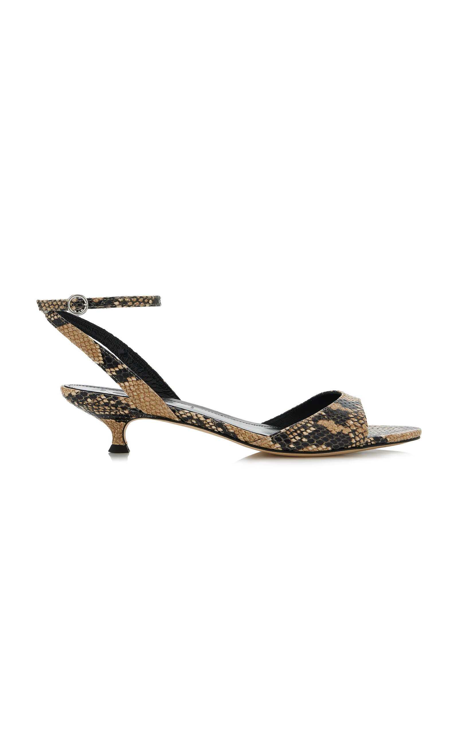 Aeyde Aeyde Zelia SnakePrinted Leather Sandals