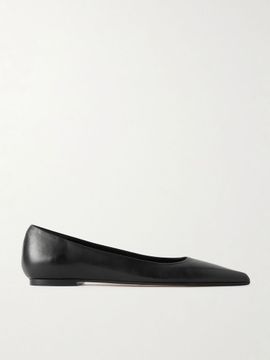 AEYDE Cassy leather point-toe flats