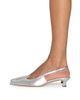 Aeyde Women's 35MM Metallic Leather Slingback Pumps - 6