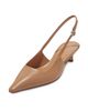 Aeyde Women's Catrina Leather 35MM Kitten-Heel Slingback Pumps - 2