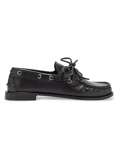 aeyde Women's Harris Leather Lace-Up Loafers