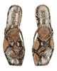 aeyde Women's Renee Snake-Embossed Leather Sandals - 5