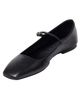 aeyde Women's Uma Leather Mary Jane Ballerina Flats - 3