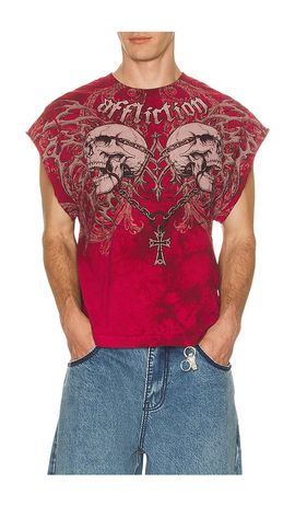 Affliction Affliction Collapse Muscle Tee