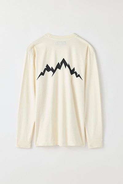 Afield Out Afield Out Mountain Graphic Long Sleeve Tee in Ivory, Men's at Urban Outfitters