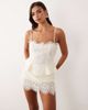 AFRM AFRM Ari Bridal lace structured corset cami top in white - part of a set - 1