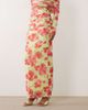 AFRM AFRM Bevin mesh elastic waist high rise maxi skirt in lime and pink floral - part of a set-Multi - 2