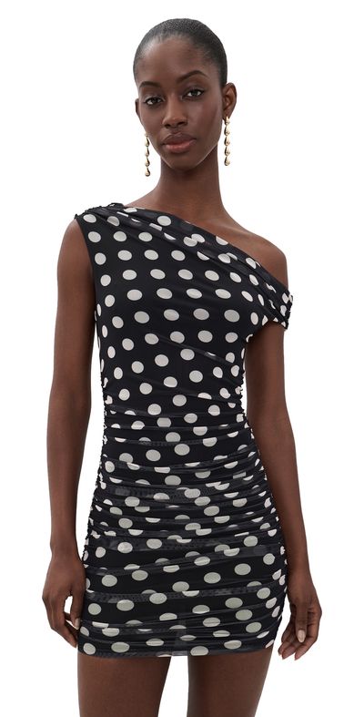 AFRM AFRM Chaska Dress Antique Noir Dot