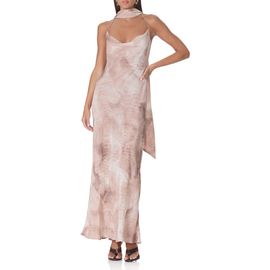 AFRM AFRM Cheryl Print Slipdress with Scarf