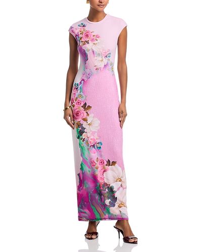 Afrm Afrm Cody Dress in Marble Floral