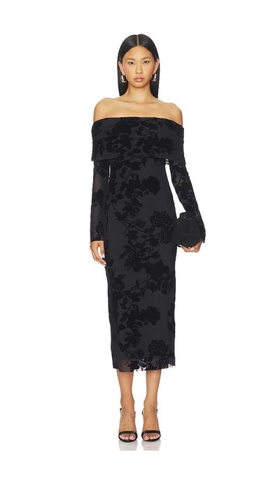knee length dresses for ladies Hazel Midi Dress by AFRM main image 1