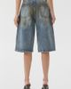 AFRM AFRM Derby Dusty Tint Low-Rise Baggy Jorts in Rinsed Denim, Women's at Urban Outfitters - 2