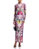 Afrm Afrm Didi Maxi Dress in Ornate Butterfly - 2