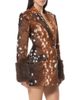 AFRM AFRM Faux Fur Cuff Pinched Waist Blazer - 1