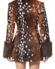 AFRM AFRM Faux Fur Cuff Pinched Waist Blazer - 2