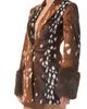 AFRM AFRM Faux Fur Cuff Pinched Waist Blazer - 3