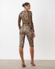 AFRM AFRM Gianna mesh capri pants in leopard print - part of a set-Multi - 3
