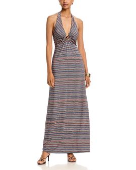 Afrm Afrm Huston Halter Maxi Dress