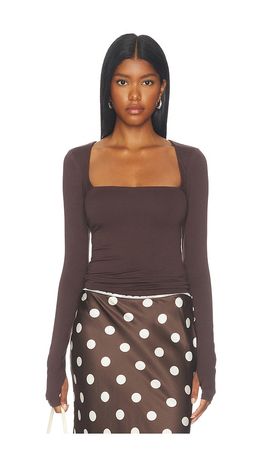 AFRM AFRM Ines Knit Crepe Top