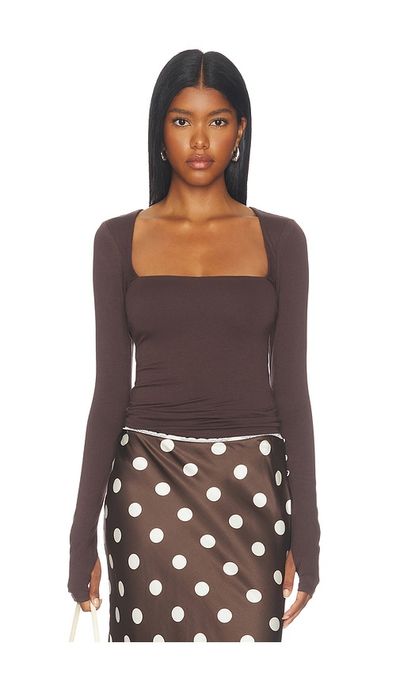 AFRM AFRM Ines Knit Crepe Top