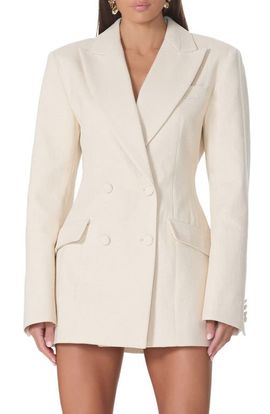 AFRM AFRM Jemma Cinch Waist Blazer Minidress