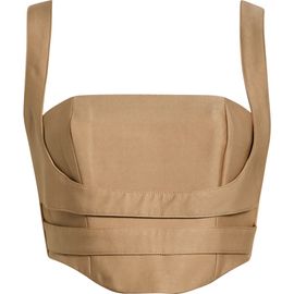 AFRM AFRM Kendra Layered Crop Bustier Top