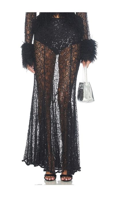 AFRM AFRM Marie Beaded Lace Skirt