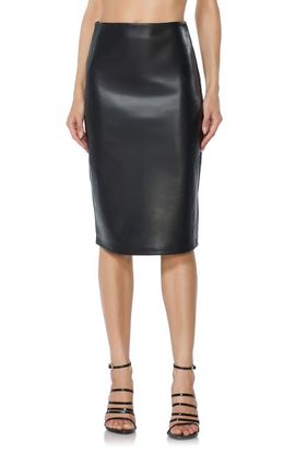 AFRM AFRM Martie Faux Leather Midi Skirt