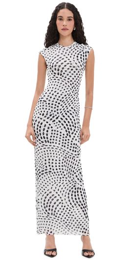 AFRM AFRM Mylo Dress Noir Swirl Dot