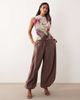 AFRM AFRM Nina mesh cap sleeve top in pastel floral print-Multi - 3