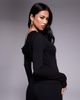 AFRM AFRM off shoulder top in black - part of a set - 2