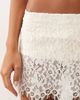 AFRM AFRM Priesley Bridal lace built in shorts mini skirt in white - part of a set - 4