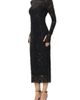 AFRM AFRM Shailene Lace Long Sleeve Midi Dress - 3