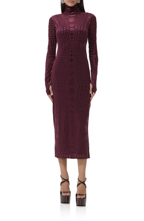 cream dress with long sleeves Rebecca Taylor Women's Taryn Knit Maxi Dress - Cream