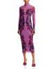 Afrm Afrm Shailene Printed Mesh Midi Dress - 1