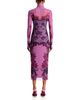 Afrm Afrm Shailene Printed Mesh Midi Dress - 4