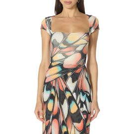 AFRM AFRM Square Neck Cap Sleeve Top