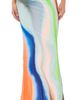 AFRM AFRM Tegan Skirt Watercolor Abstract - 1