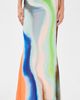 AFRM AFRM Tegan Skirt Watercolor Abstract - 2