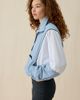 AFRM AFRM Virgo Colorblock Cropped Half-Zip Windbreaker Jacket in Dusty Blue Mix, Women's at Urban Outfitters - 3